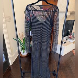 House of Harlow 1960 Black Mesh Detail